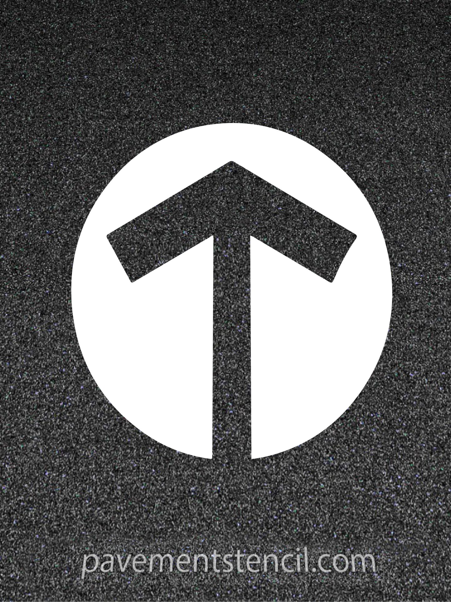 McDonald's Circle/Arrow Stencil