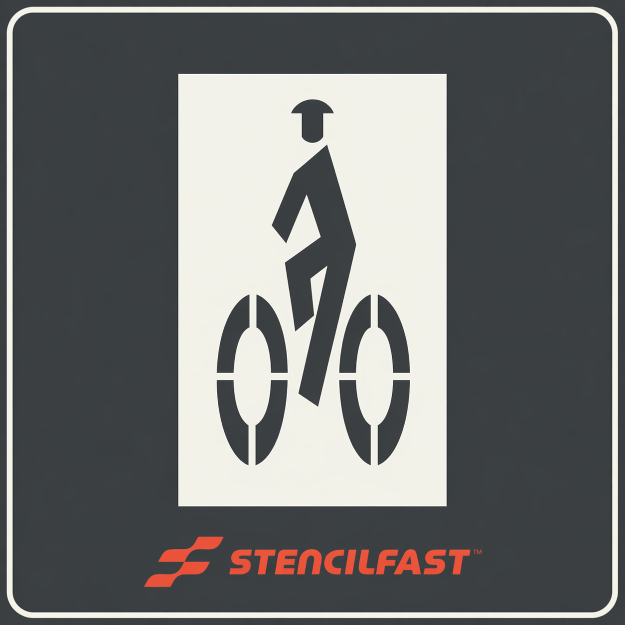 Man on Bike 48", 72", or 96"