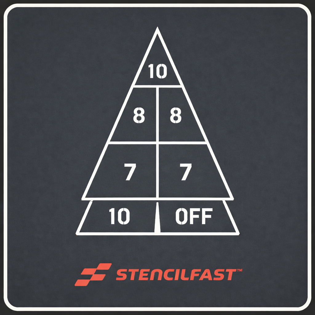 Shuffle Board Marking Kit