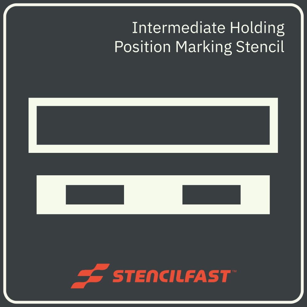 Pattern C – Intermediate Holding Position Marking Stencil
