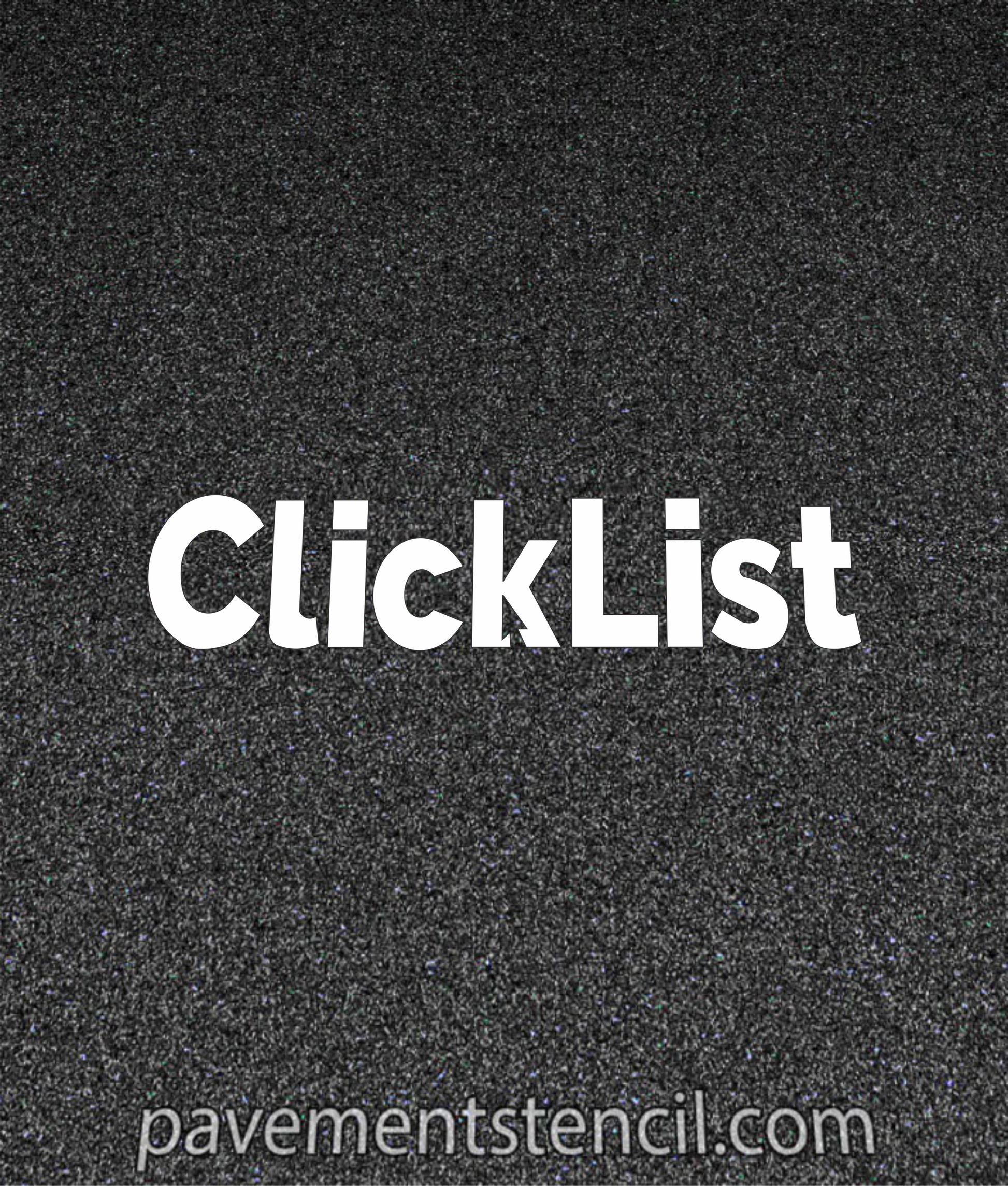 Kroger Click List stencil