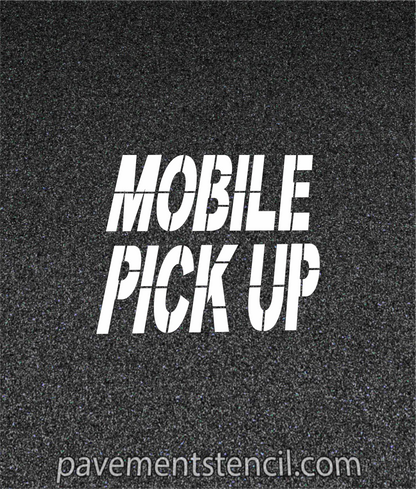 McDonald's Mobile Pick Up with Arrow Stencil