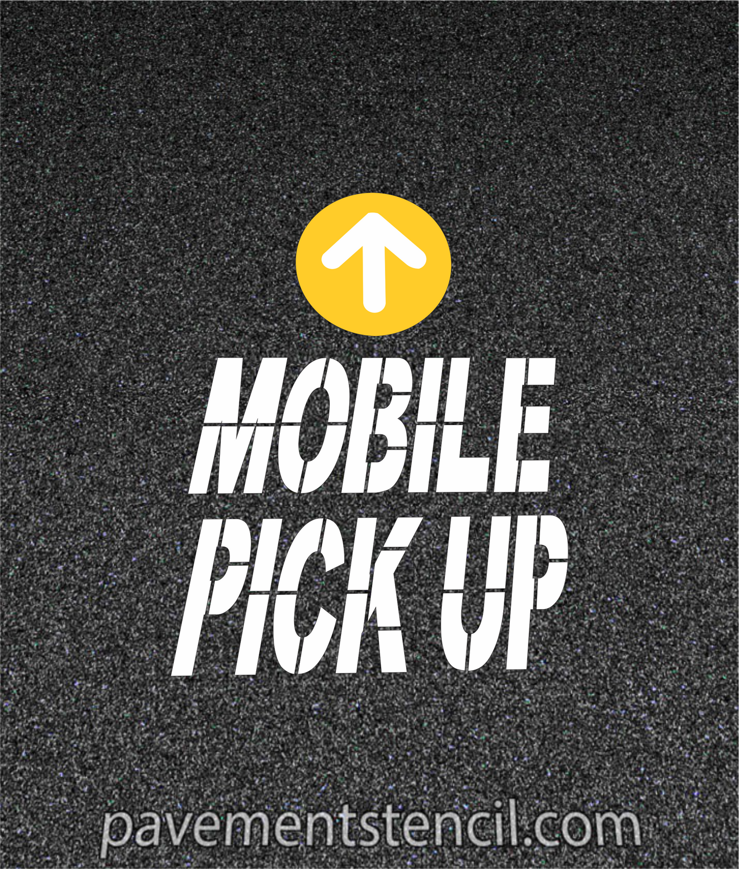 McDonald's Mobile Pick Up with Arrow Stencil