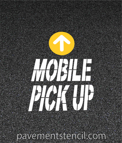 McDonald's Mobile Pick Up with Arrow Stencil