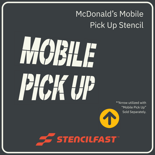 McDonald's Mobile Pick Up Stencil