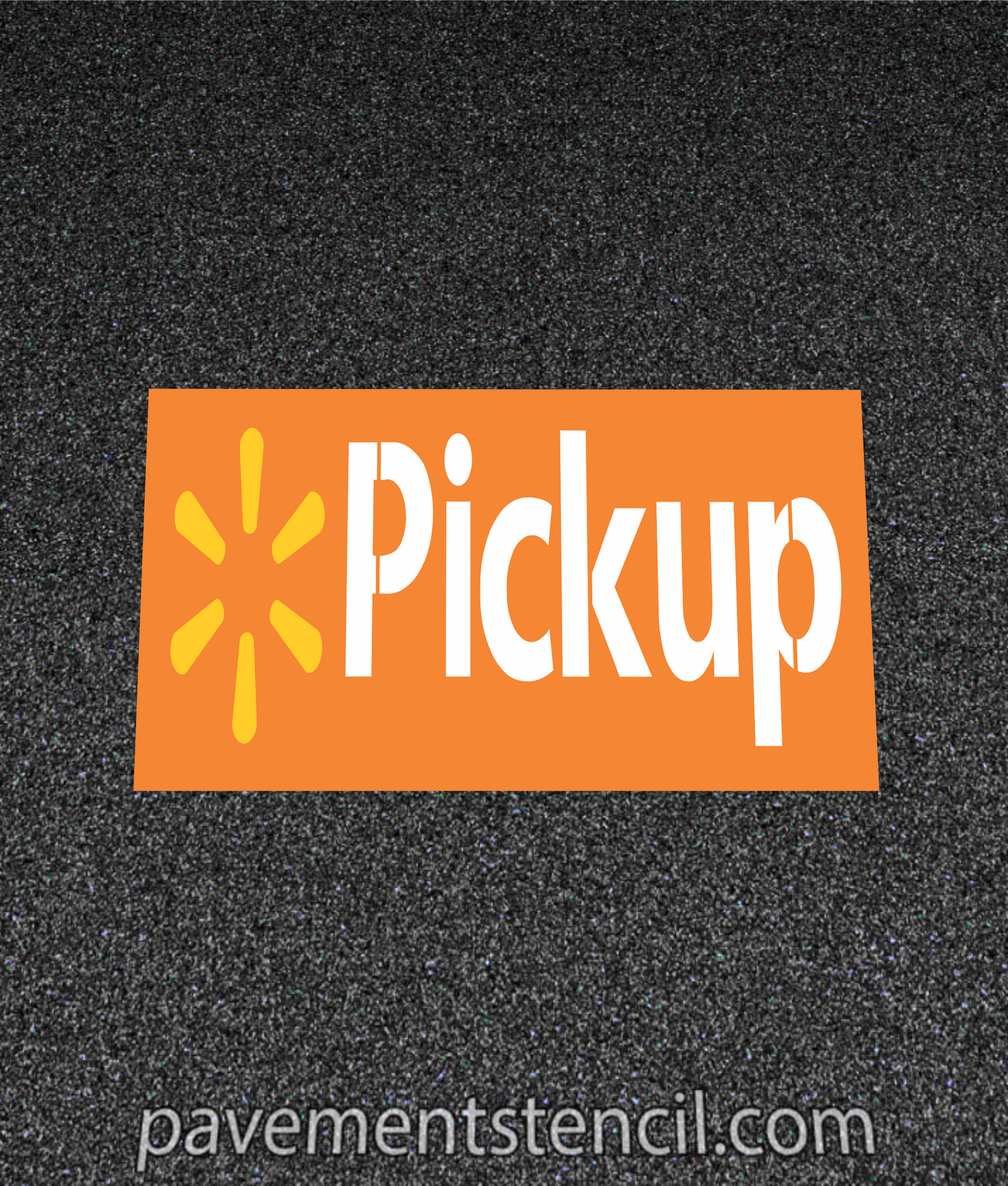 Walmart pick up stencil