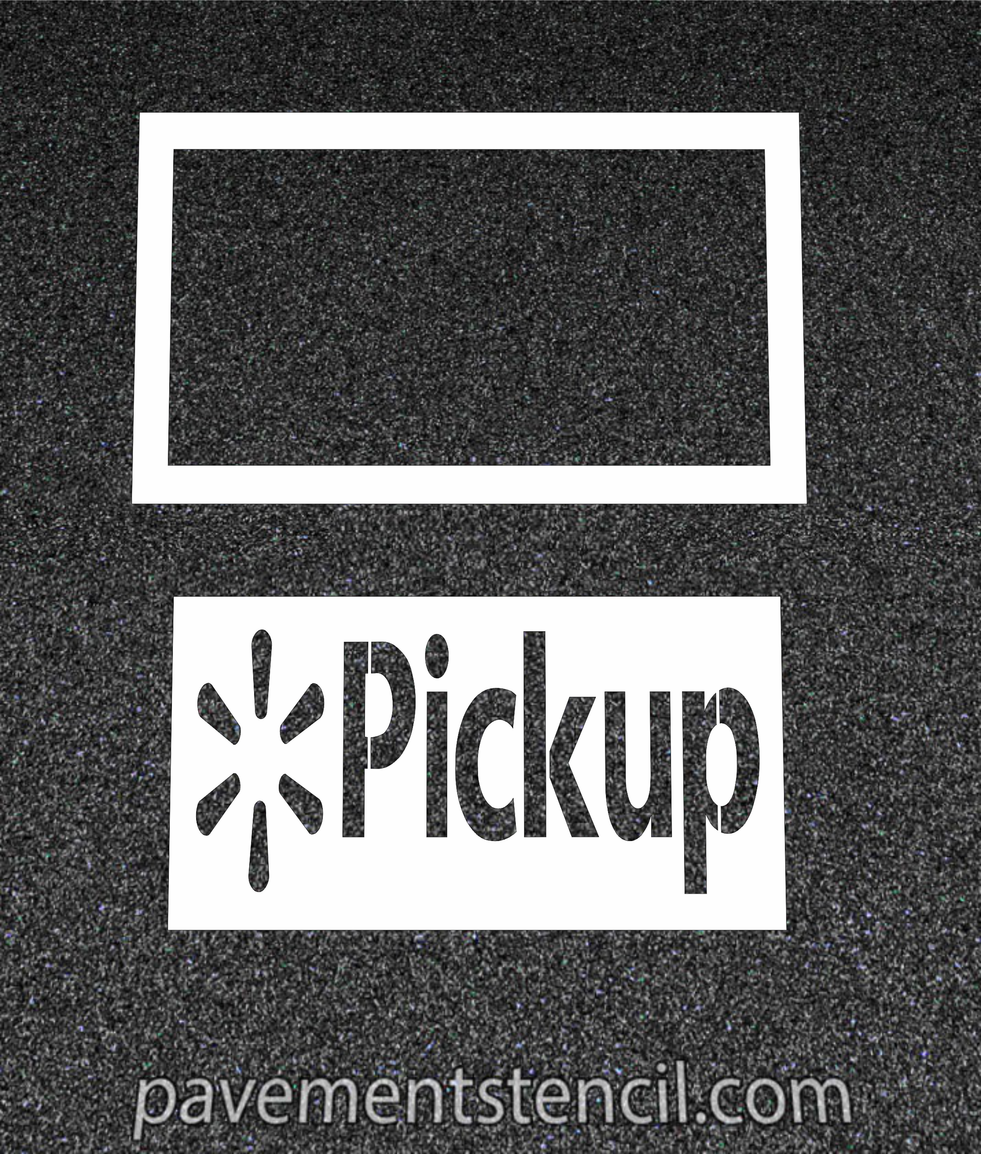 Walmart pick up stencil