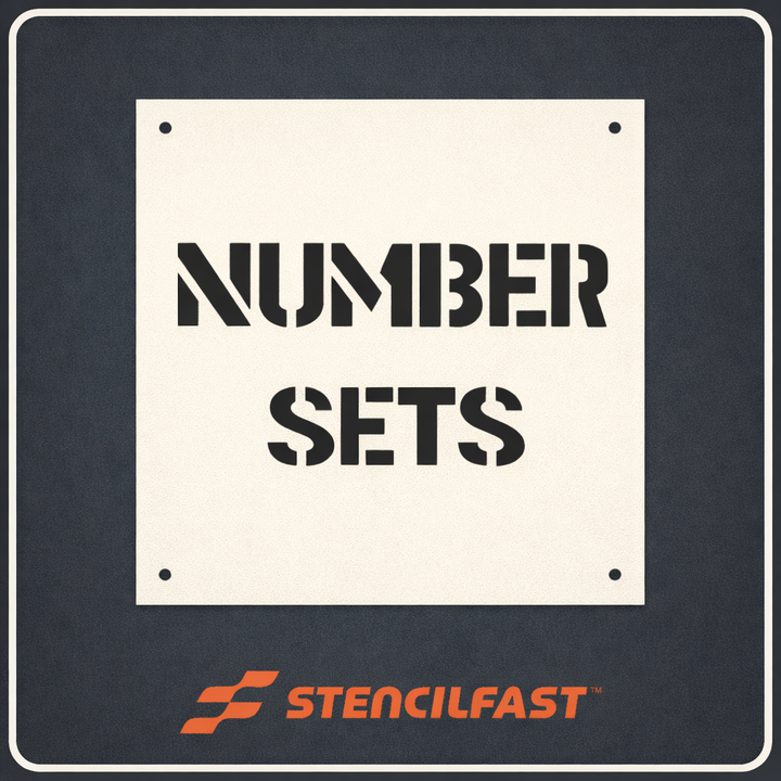 Numbers Display Set Alphabet & Number Sets | StencilFast