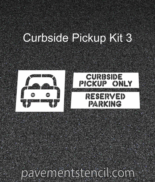 Dunkin' Curbside Pickup Stencil Kit 3