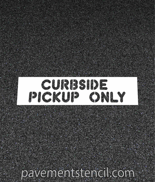 Dunkin' Curbside Pickup Only Stencil