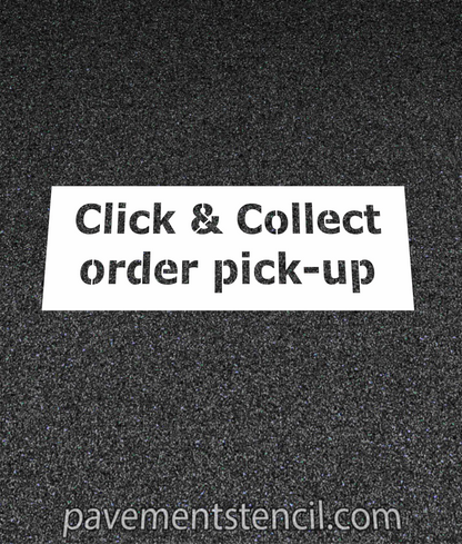 IKEA Click & Collect order pick up stencil