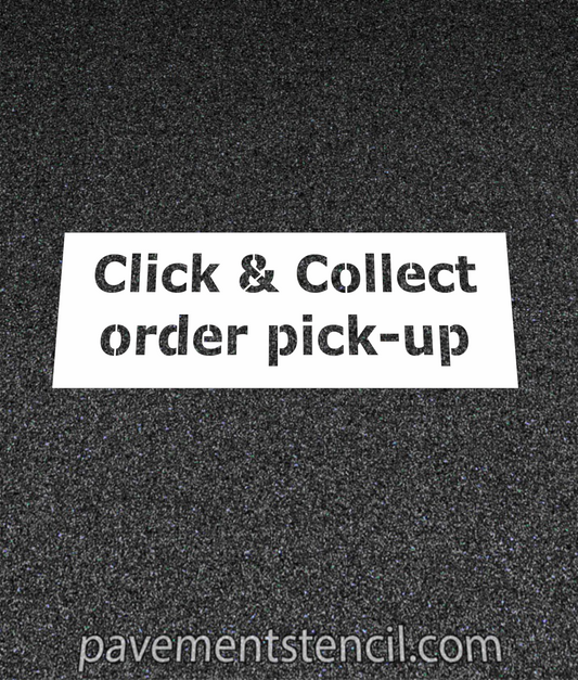 IKEA Click & Collect order pick up stencil