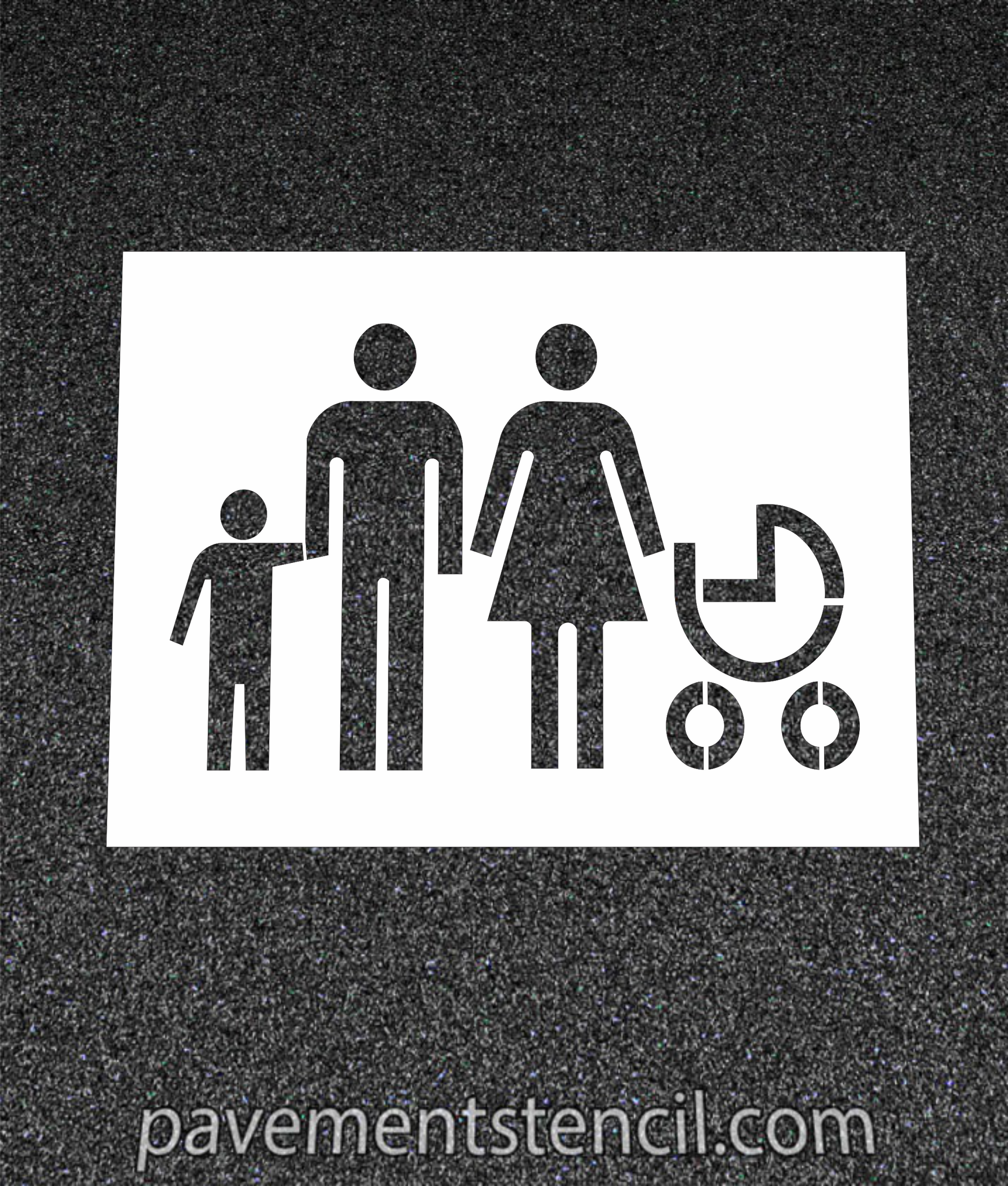 IKEA family parking stencil