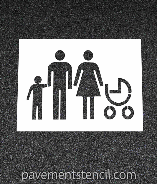 IKEA family parking stencil