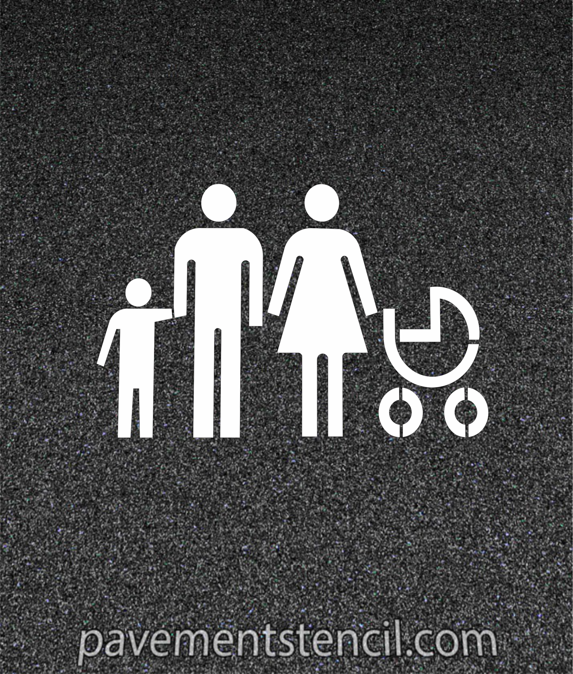 IKEA family parking stencil