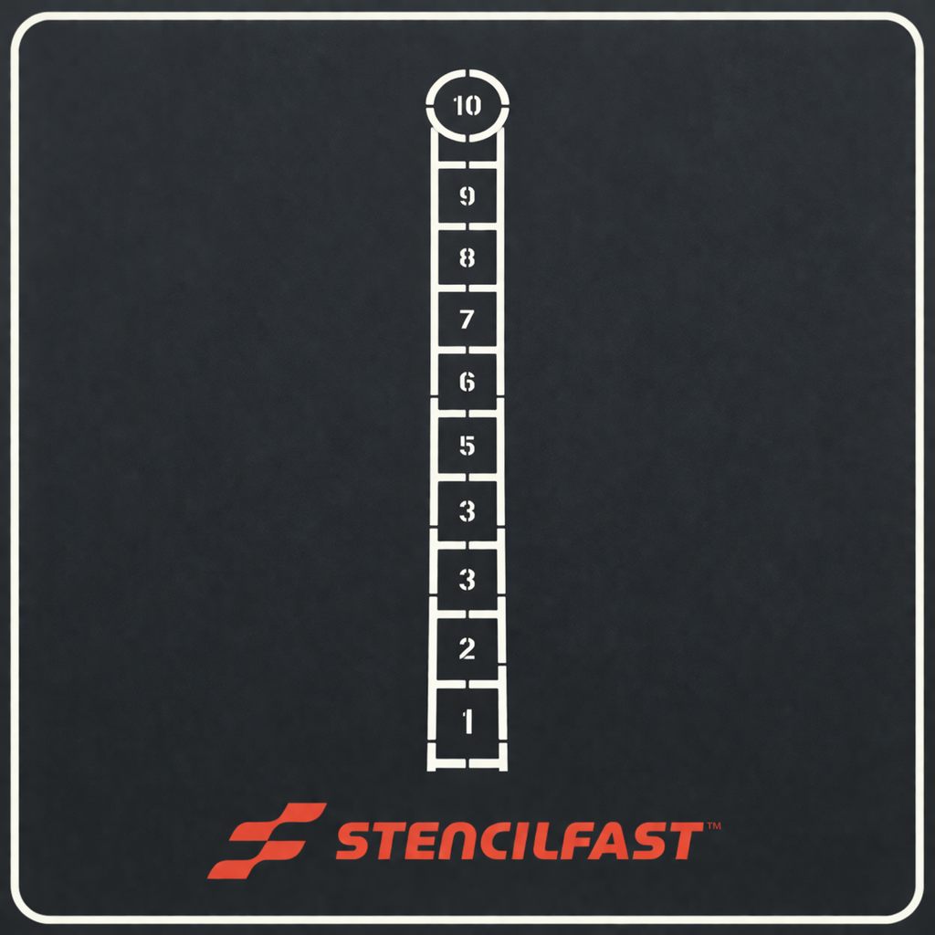 Hopscotch Line 195"x24"