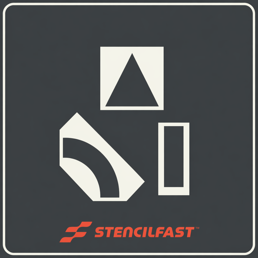 McDonald's Double Lane Drive Thru Arrow Stencil Kit