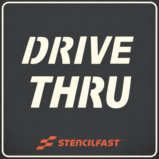 McDonald's Drive Thru Stencil