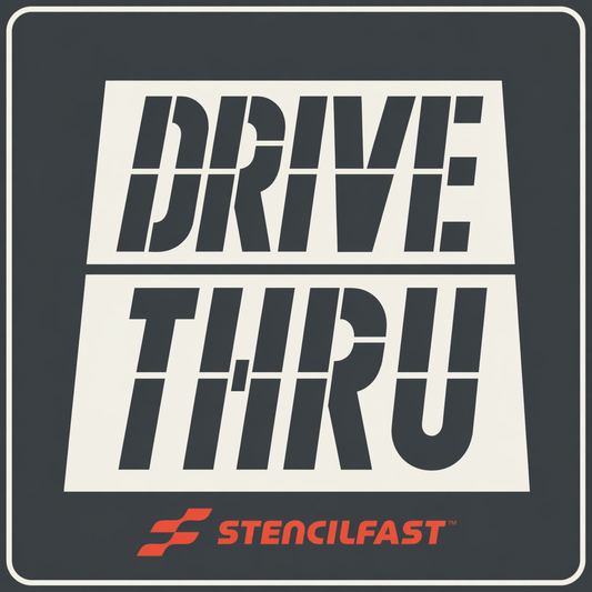 McDonald's Drive Thru Stencil