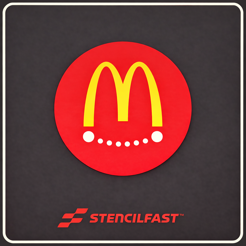 McDonald's McDelivery Stencil | StencilFast
