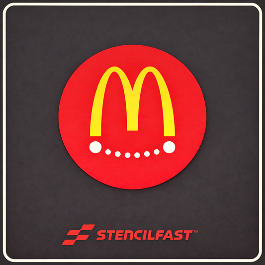 McDonald's McDelivery Stencil