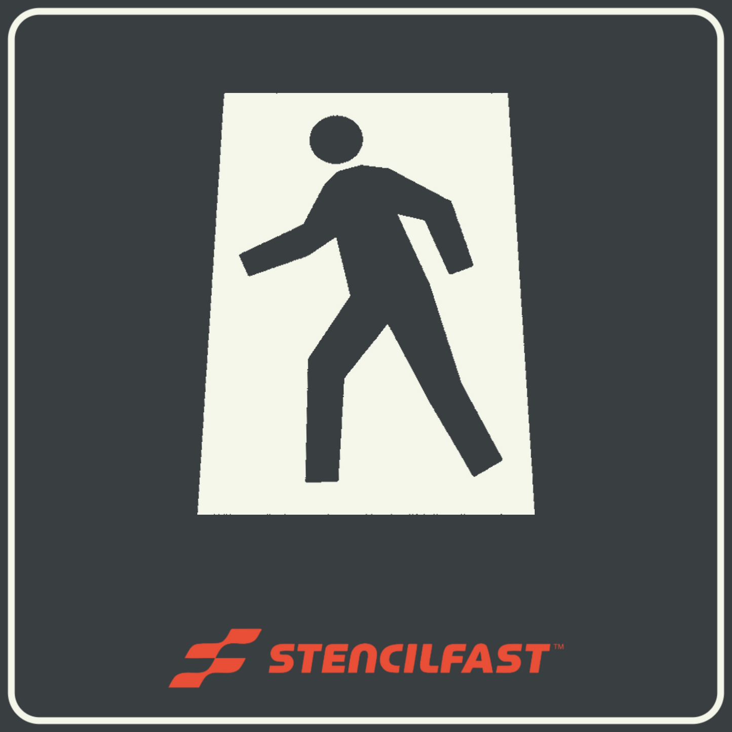 Pedestrian Crossing Symbol (DOT) 52"
