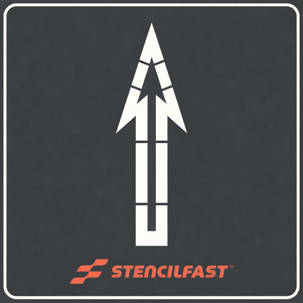 Walmart Large Straight Arrow Stencil