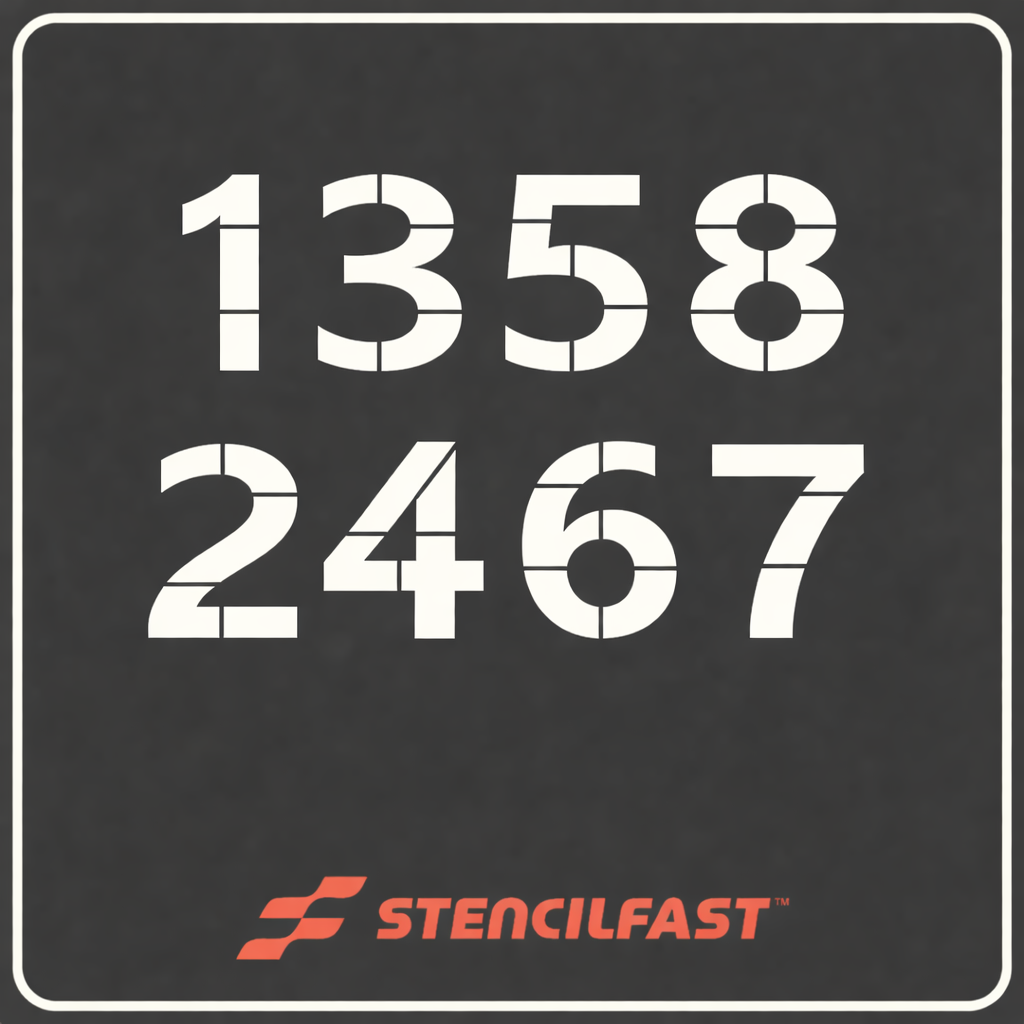 Walmart Pickup Numbers Stencils