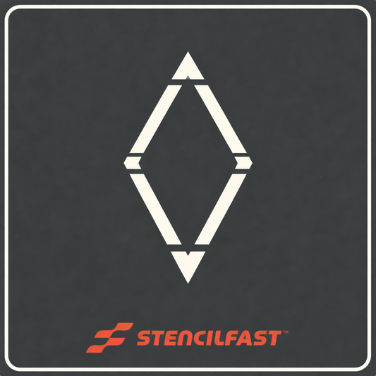 Bike Lane Diamond 72" Tall, 24" or 36" Wide