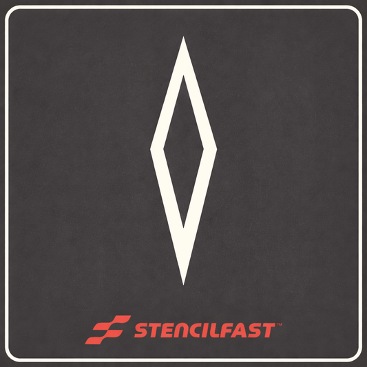 DOT Preferential  Lane Symbol Stencil