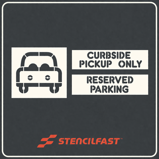 Dunkin' Curbside Pickup Stencil Kit 3