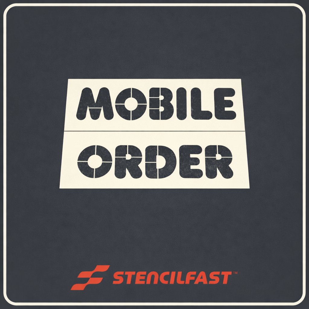 Dunkin' Mobile Order Stencil