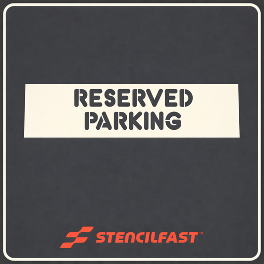 Dunkin' Reserved Parking Stencil