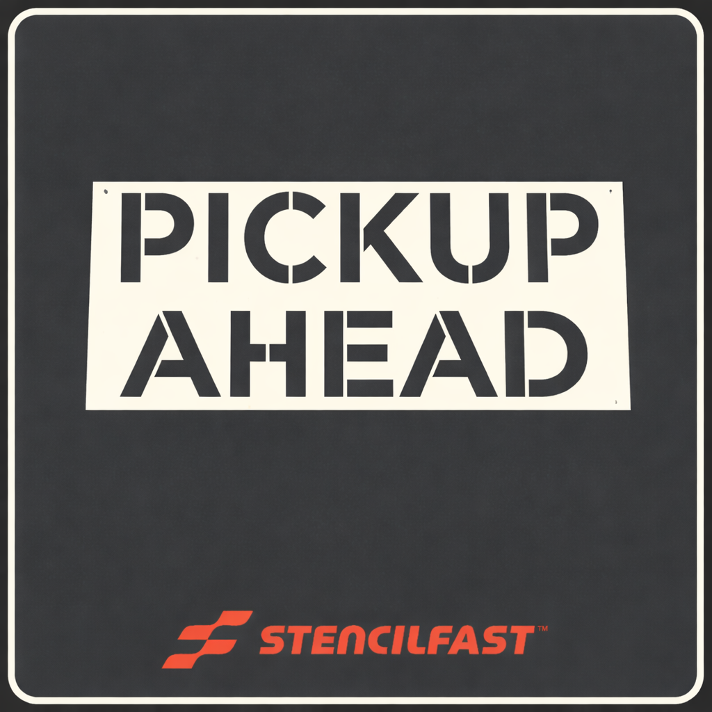 Chipotle Pickup Ahead Stencil