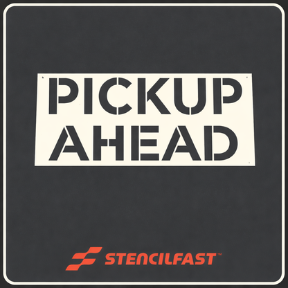 Chipotle Pickup Ahead Stencil