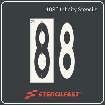 F.A.A. 108" SPHPS Infinity Stencils Meets Spec AC 5340-1M : Paragraph 1.3.9