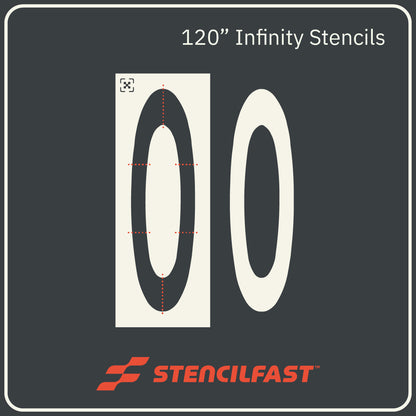 F.A.A. 120" SPHPS Infinity Stencils Meets Spec AC 5340-1M : Paragraph 1.3.9