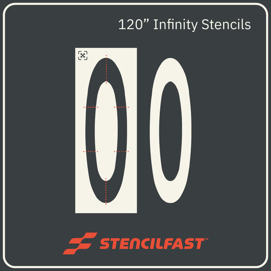 F.A.A. 120" SPHPS Infinity Stencils Meets Spec AC 5340-1M : Paragraph 1.3.9