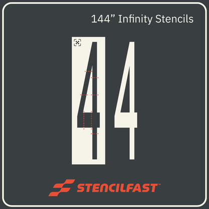 F.A.A. 144" SPHPS Infinity Stencils Meets Spec AC 5340-1M : Paragraph 1.3.9