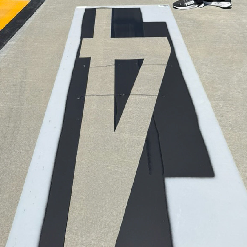 F.A.A. 120" SPHPS Infinity Stencils Meets Spec AC 5340-1M : Paragraph 1.3.9