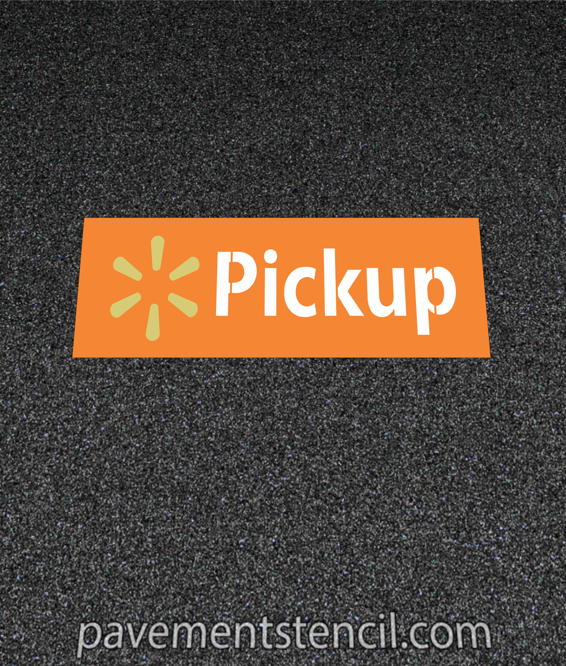 Walmart pick up stencil