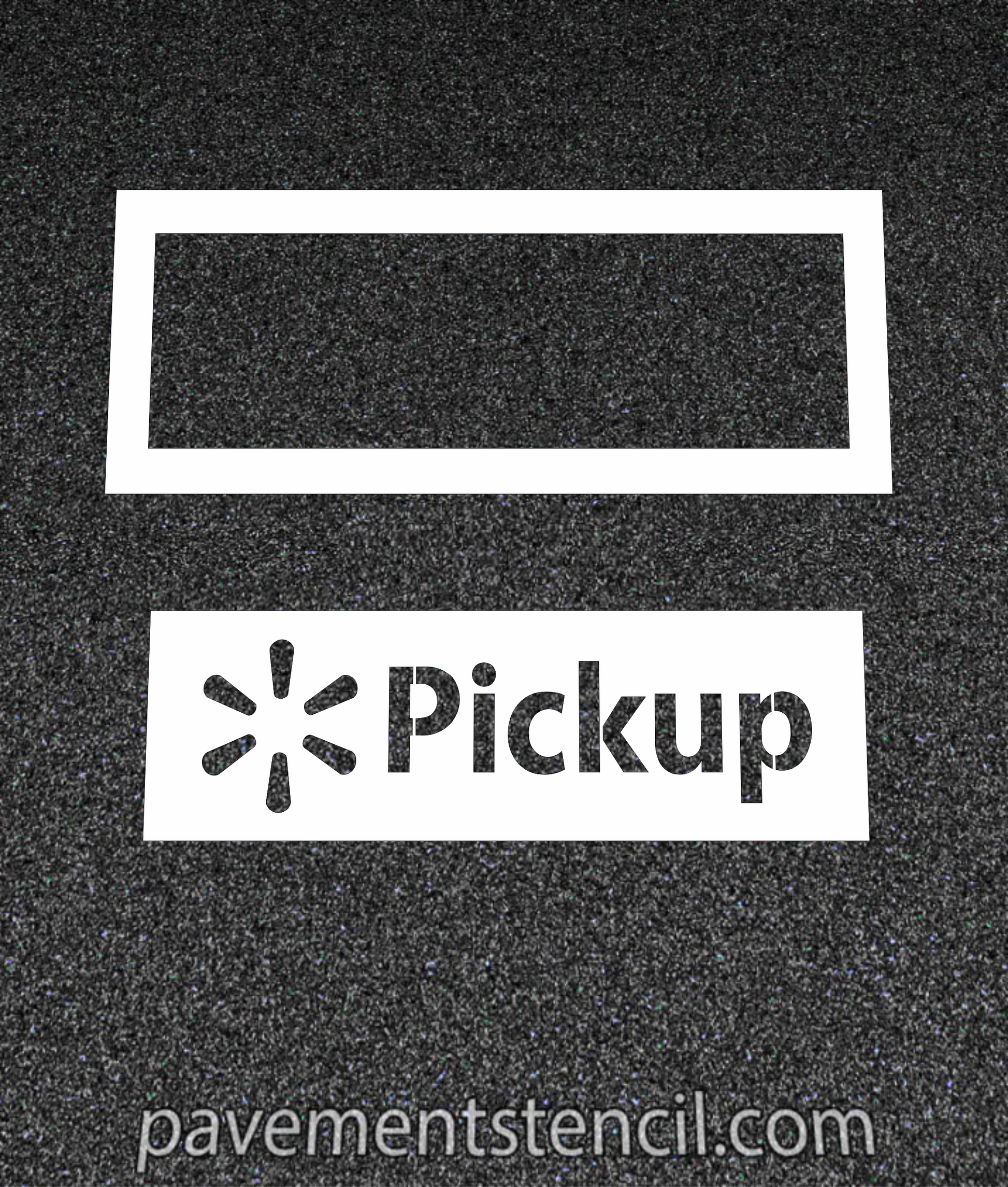 Walmart pick up stencil