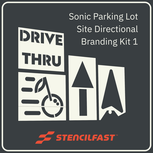 Sonic Parking Lot Site Directional Branding Kit 1