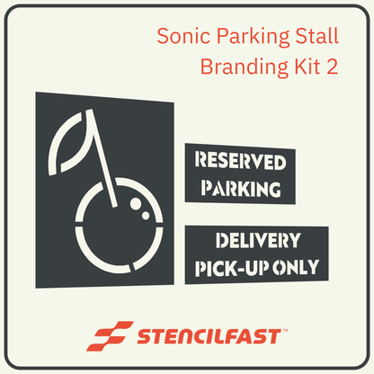 Sonic Parking Stall Branding Kit 2