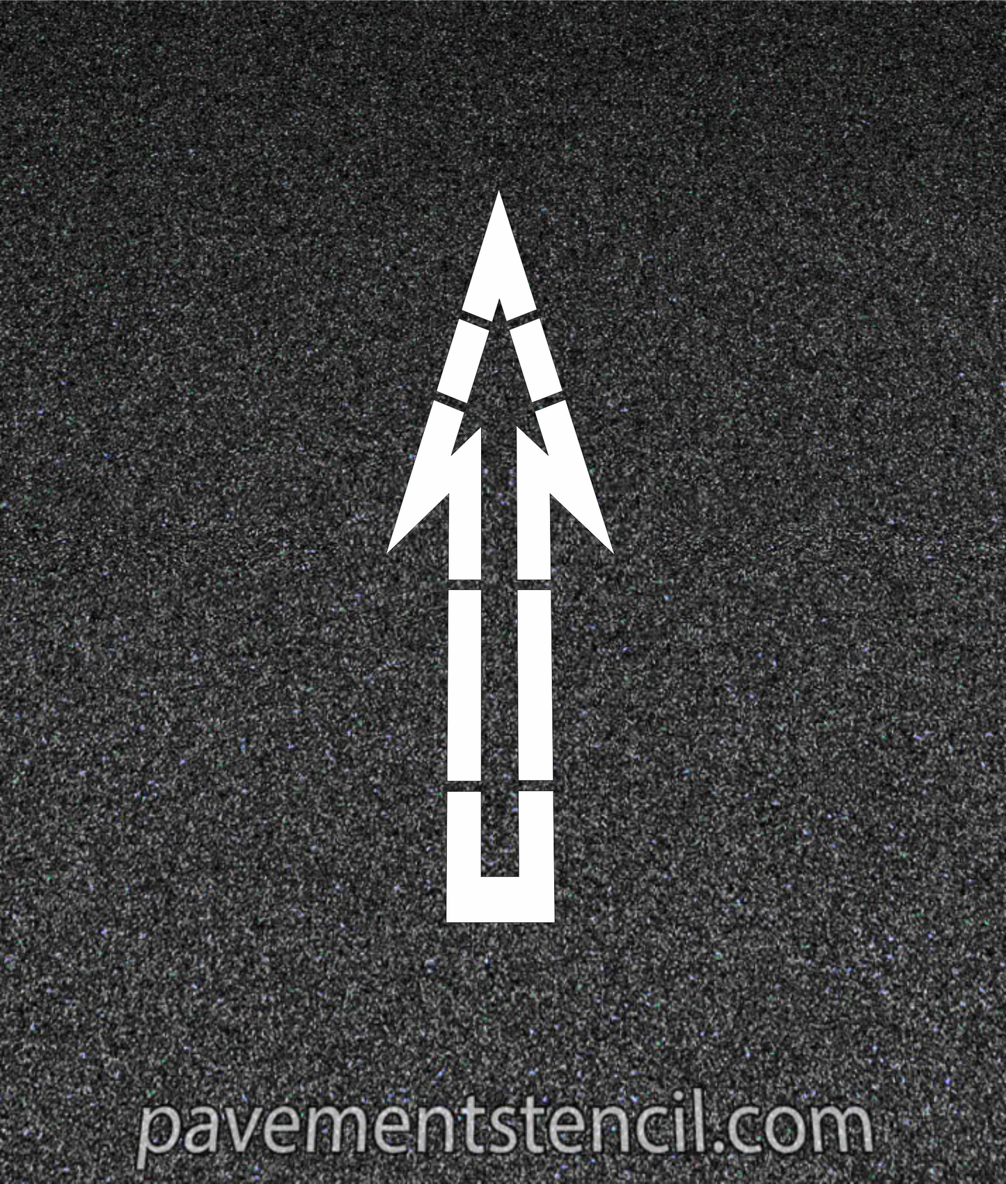 Walmart straight arrow stencil