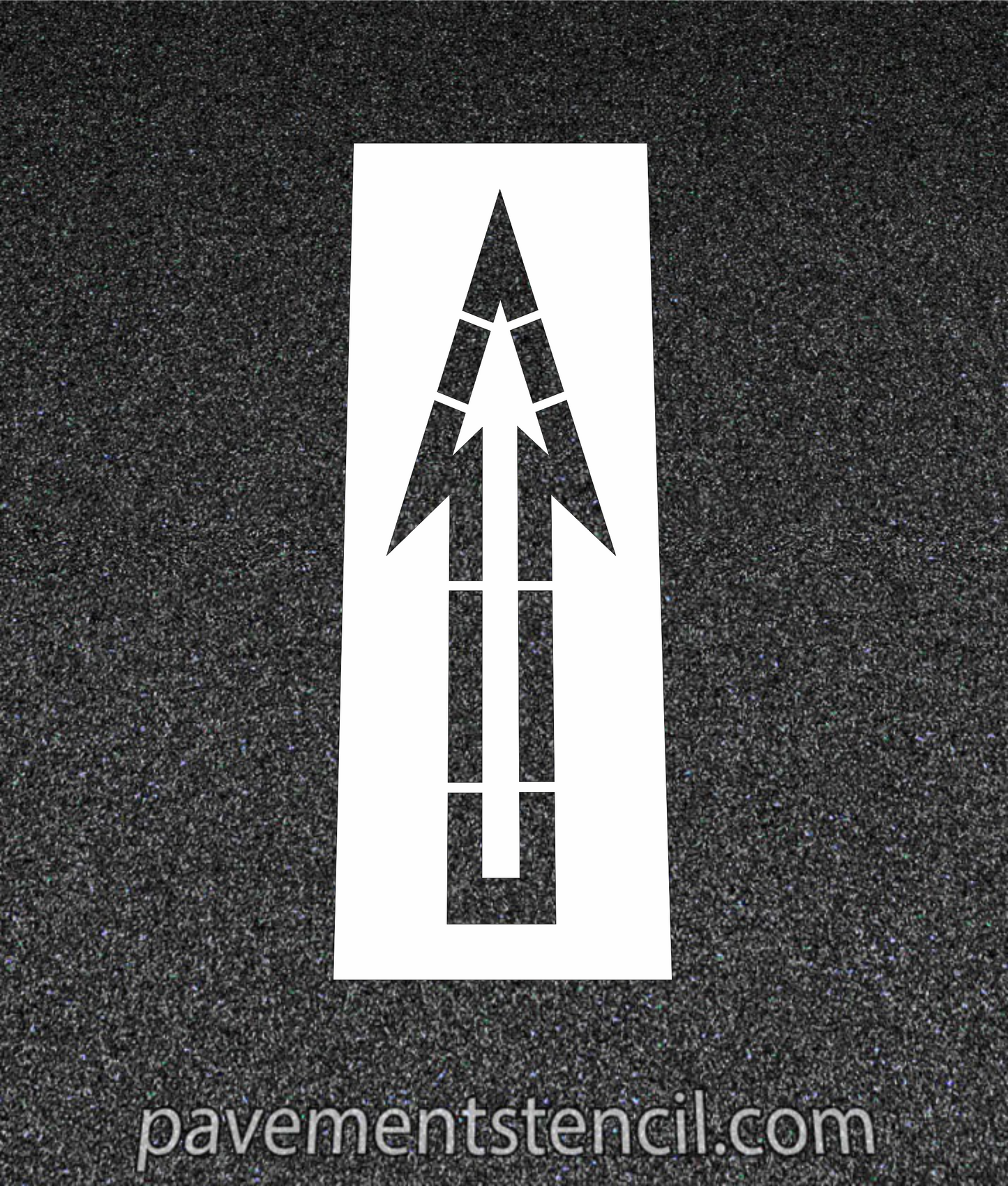 Walmart straight arrow stencil