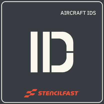 Aircraft Identification Stencils for Airport Gate Markings