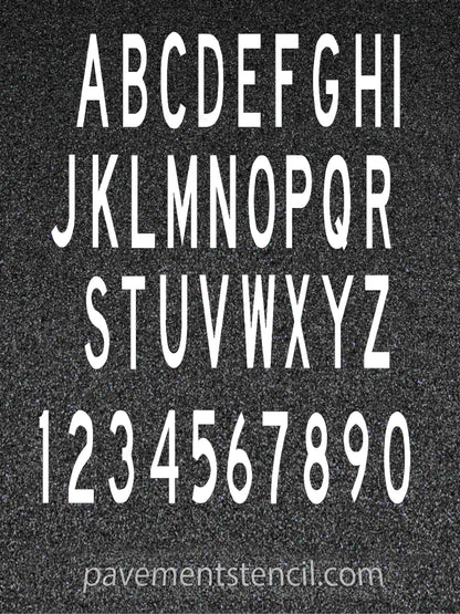 ICAO 1 meter appendix 3 letter/number stencils