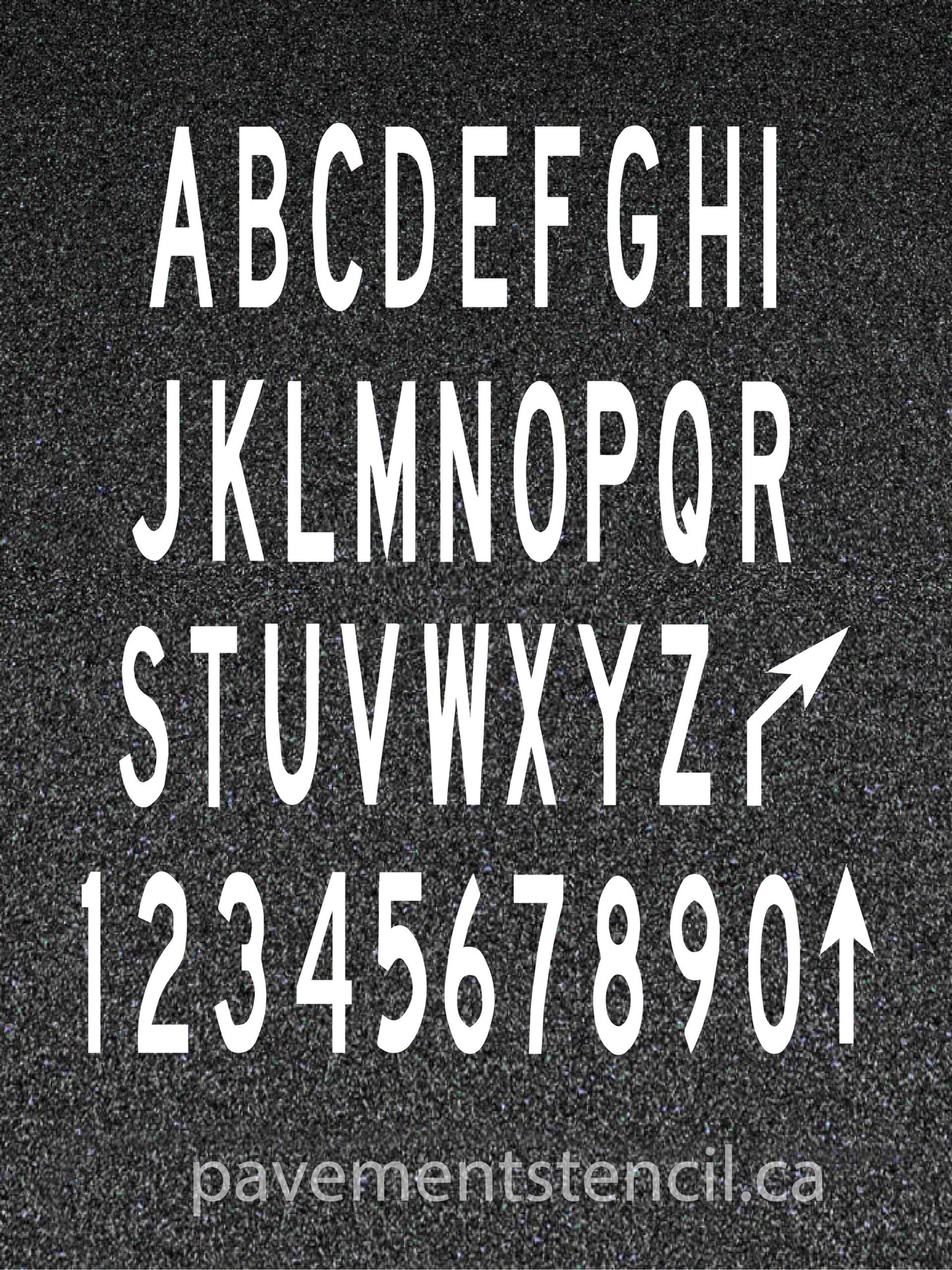 TP312 4 meter letters/numbers