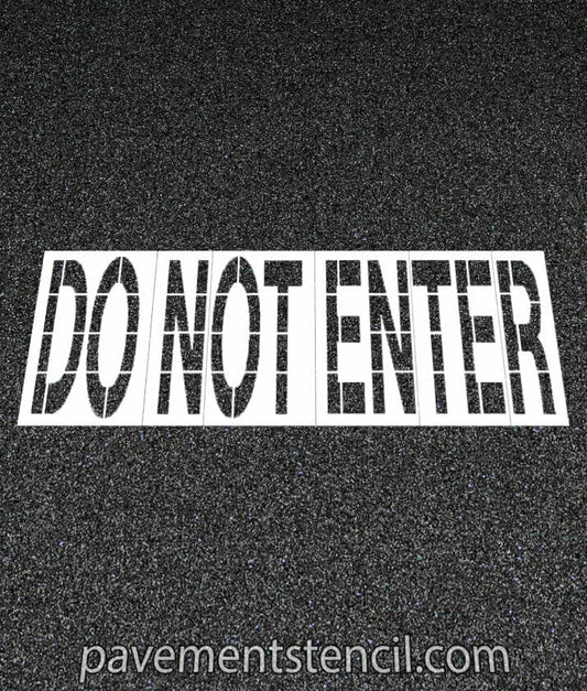 COSTCO Do Not Enter stencil